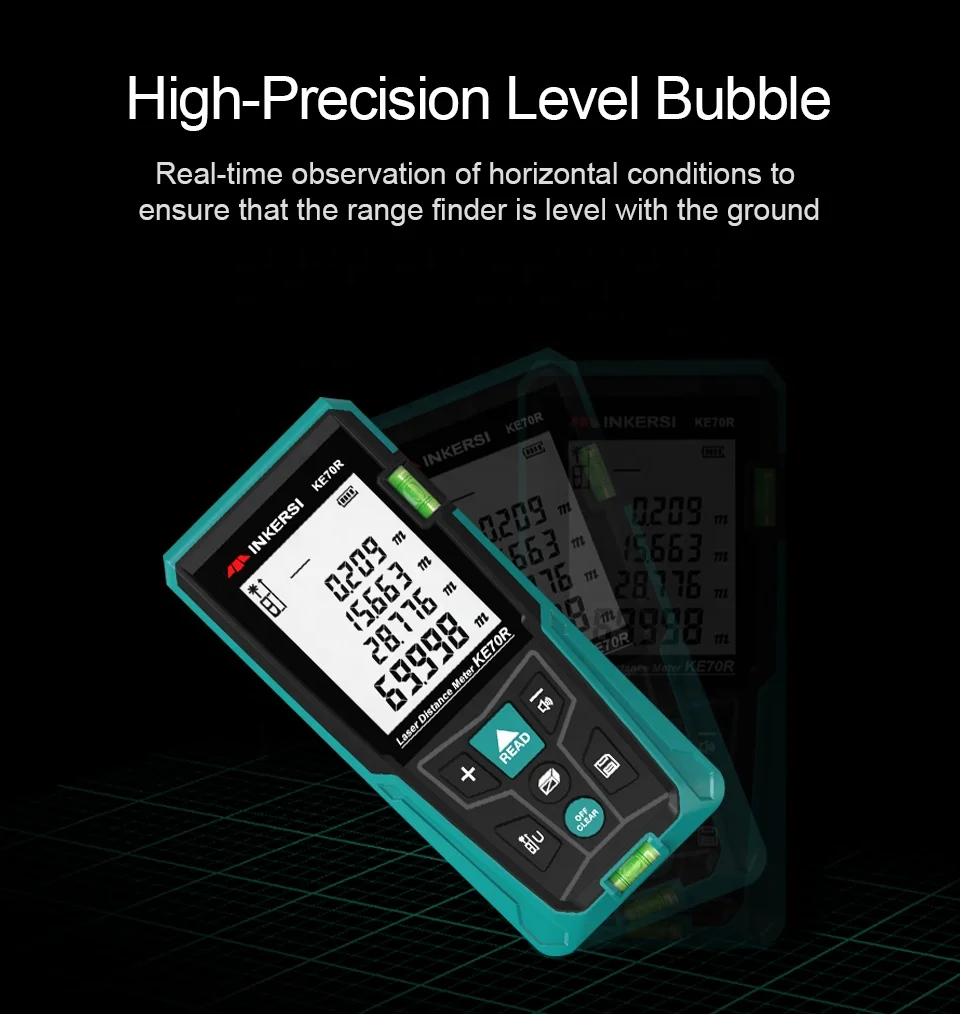 120m 100m 70m 50m Handheld indoor digital laser distance meter measure range finder infrared rangefinder pocket laser meter