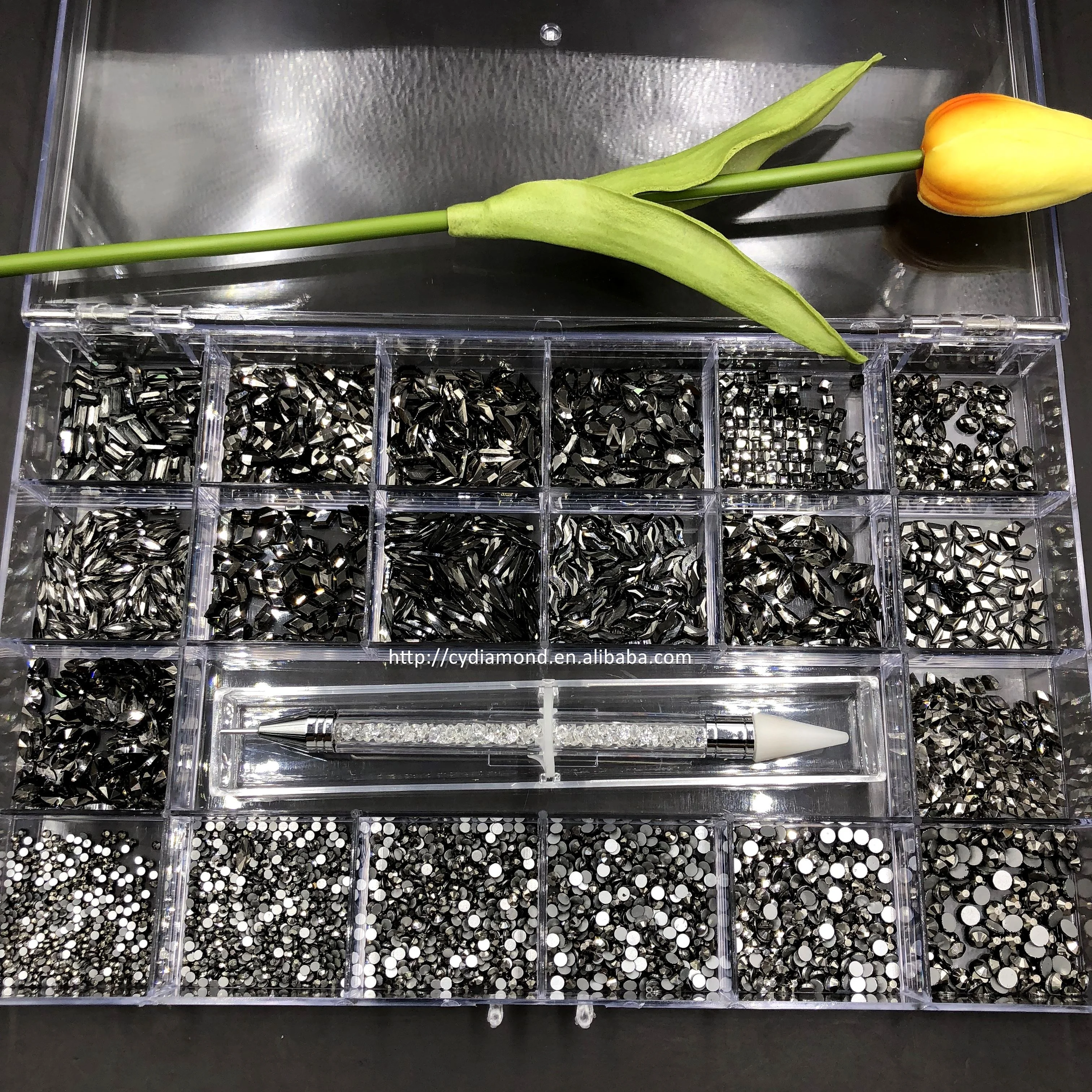 Nail Crystal Stones Colorful Flames Wholesale Rhinestone Non Bulk High Quality Rhinestones Shape