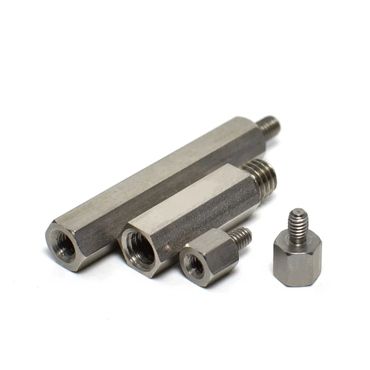 Double head male and female thread pcb hex standoff screw board rack hardware quick snap threaded spacer M2 M2.5 M3 M4 15mm 25mm