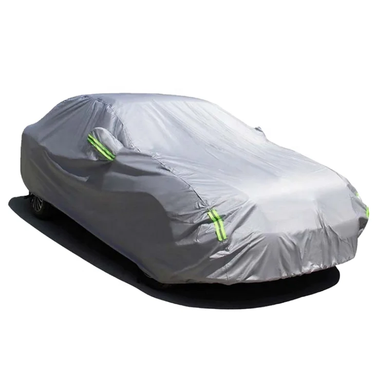 All Weather Outdoor Universal Automatic Car Cover 6 layer Waterproof Windproof Dustproof Snowproof Disposable