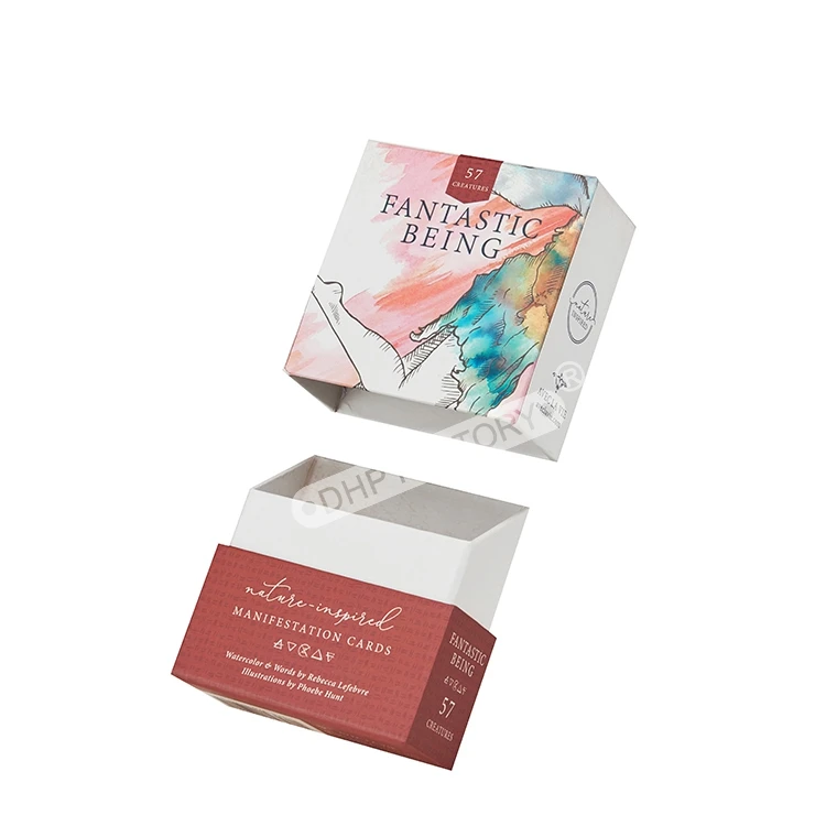 Factory Custom Classic Style Colorful Printed Kids Toy Educational Playing Deck Question Card Game Box packaging jeu de cartes