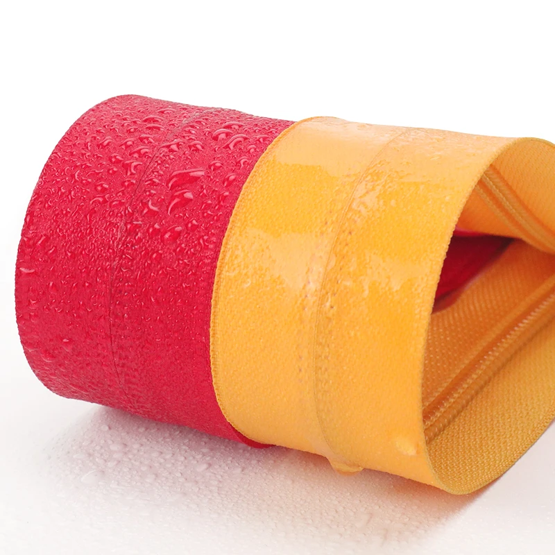 OCO Factory nylon watertight pvc zipper impermeable 5# waterproof zippers wetsuit zipper for clothes sewing accessories