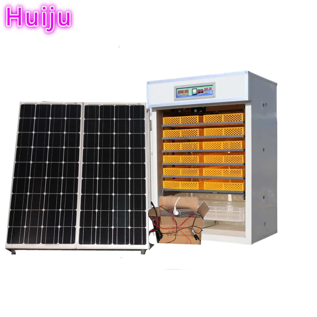 Promotional stock quality 1056 solar powered chicken eggs incubators
