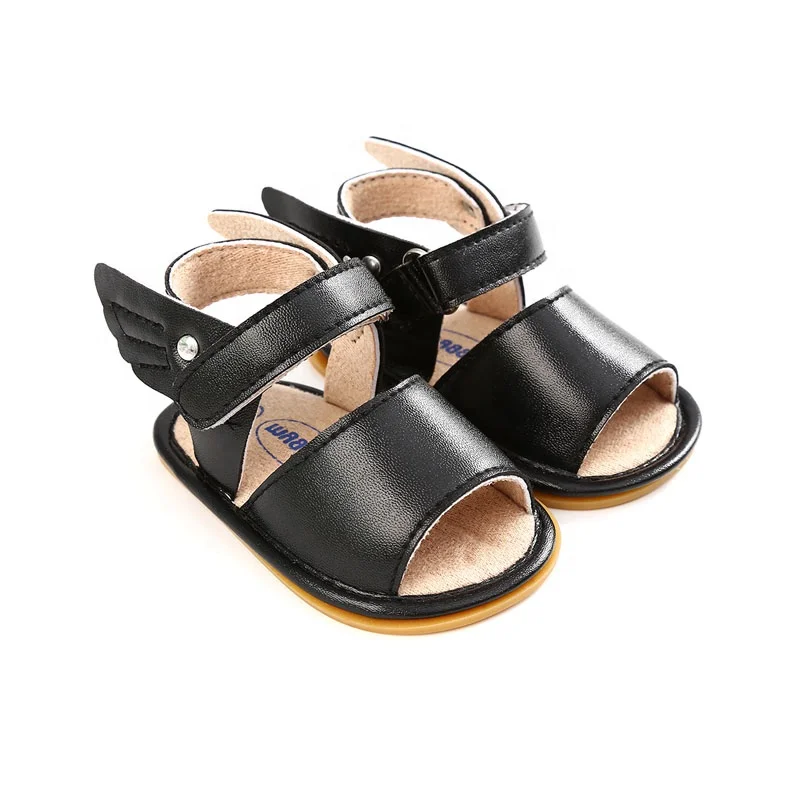 Новая летняя детская обувь WONBO, милая обувь из искусственной кожи с крыльями для малышей, обувь для первых шагов, обувь для маленьких девочек, обувь для малышей