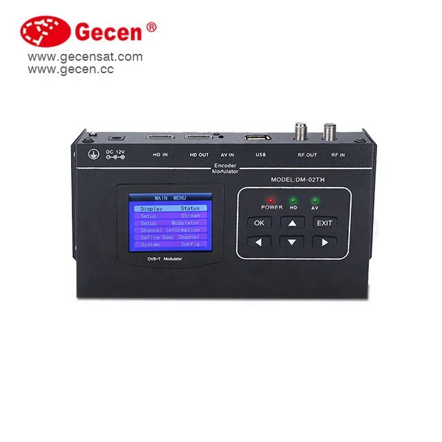 digital modulator CATV encode modulator rf  Modulator  HD low cost DM-02TH
