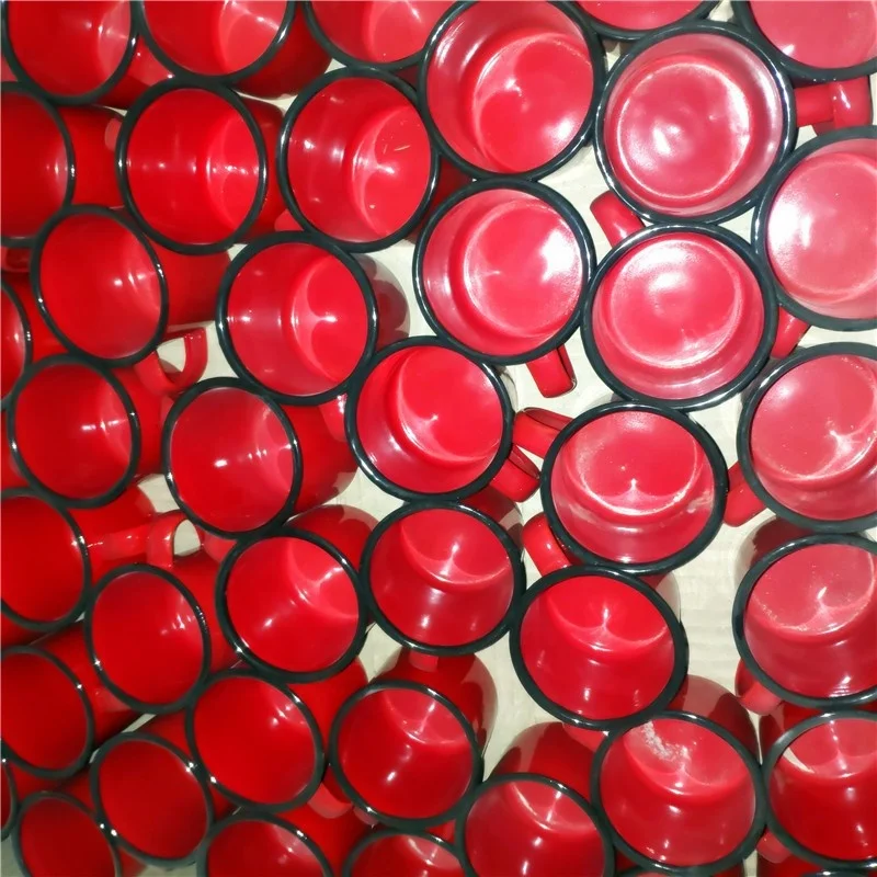 New Wholesale Sublimation Should Customize Logo Portable Outdoor Travel Camping Enamel Metal Coffee Mug Water Cup