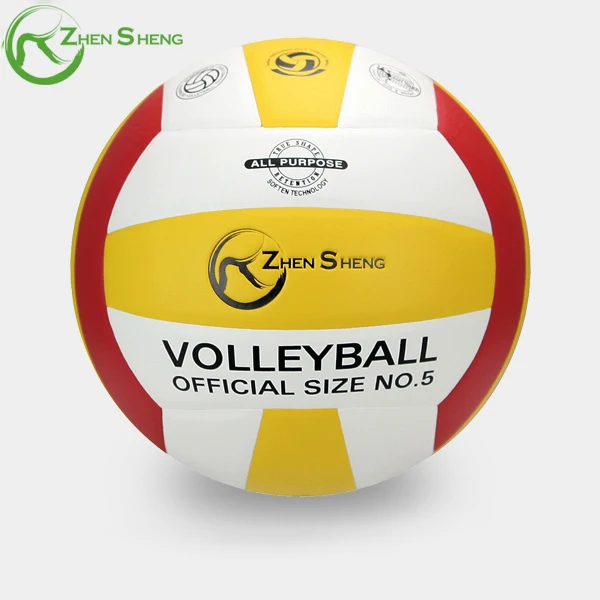 Zhensheng Hot Sale Custom Logo Colorful Laminated Volleyball Ball Size 4 5 for Brand Promotion
