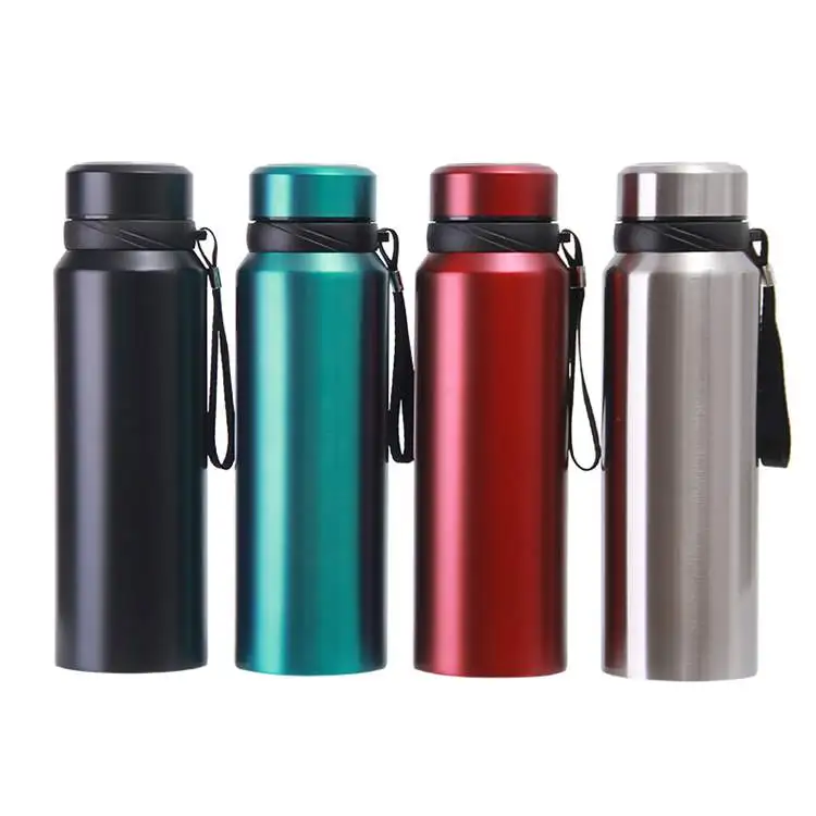 wholesale price  Big Capacity 800 ml Double wall business gift Vacuum Insulated Stainless steel Thermos Food Water Flask  bottle