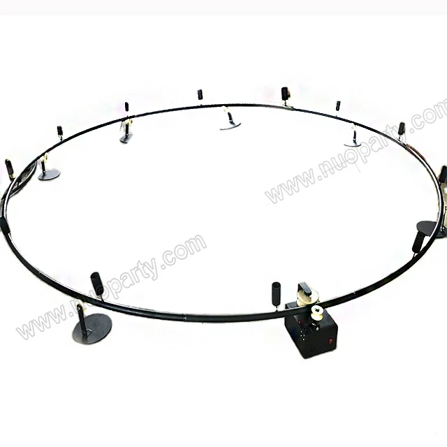 nuo party New products  cold pyro indoor cold fireworks firing systems for wedding big circle 360 degree rotate