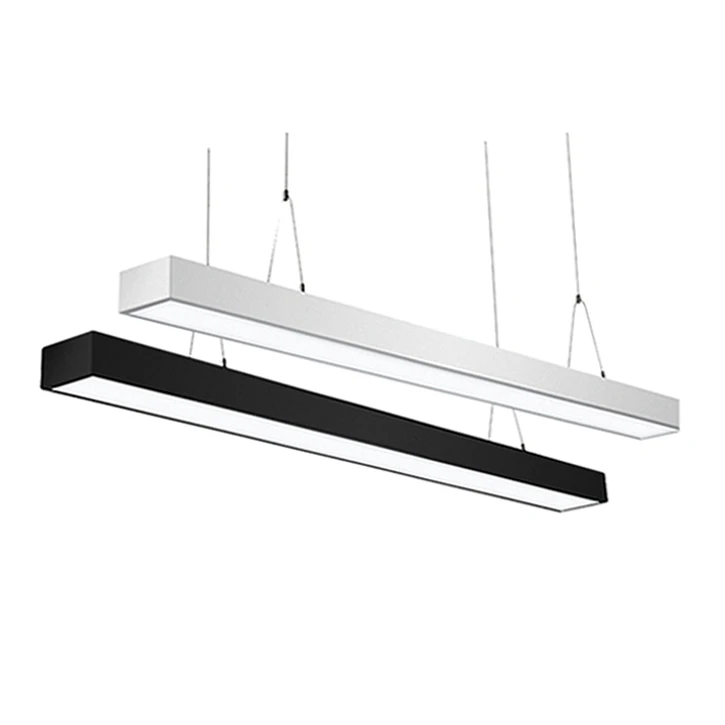 
Aluminium Profile 28W Linkable Office Indoor Lighting 130LM/W CRI 90 LED Line Linear Light 