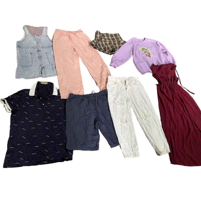 Korean Used Clothes Women Long Sleeve Tshirt Second Hand Clothes Bales Import Used Clothes To African Market