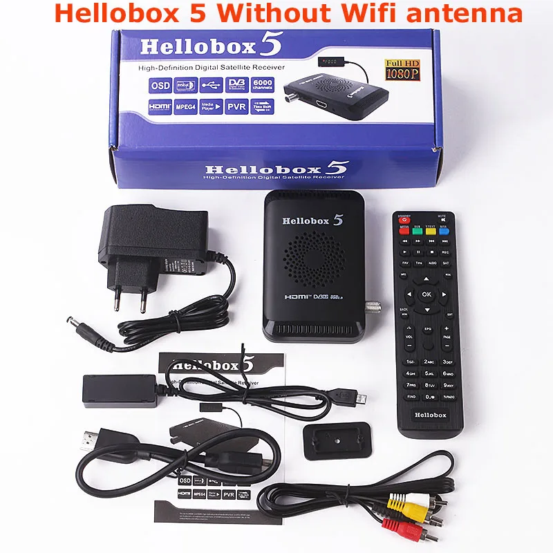 New arrival Hellobox 5 HD Satellite Receiver Support   DVB-S2 hellobox 6 hellobox 8
