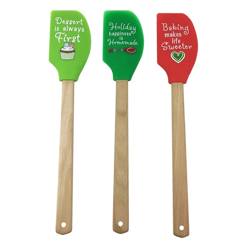 Spatula OEM/ODM Durable Non-stick Kitchenware Tongue Scraper Tools Food Grade Silicone Spatula for Cooking Tools