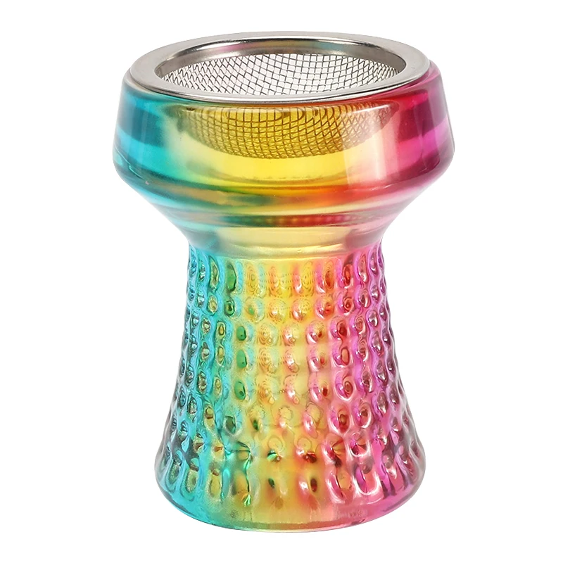 Erliao Popular High-Valued Glass Ceramic Bowl Colorful Glass Hookah Head Bowl Competitive Price Hookah Pot Wholesale