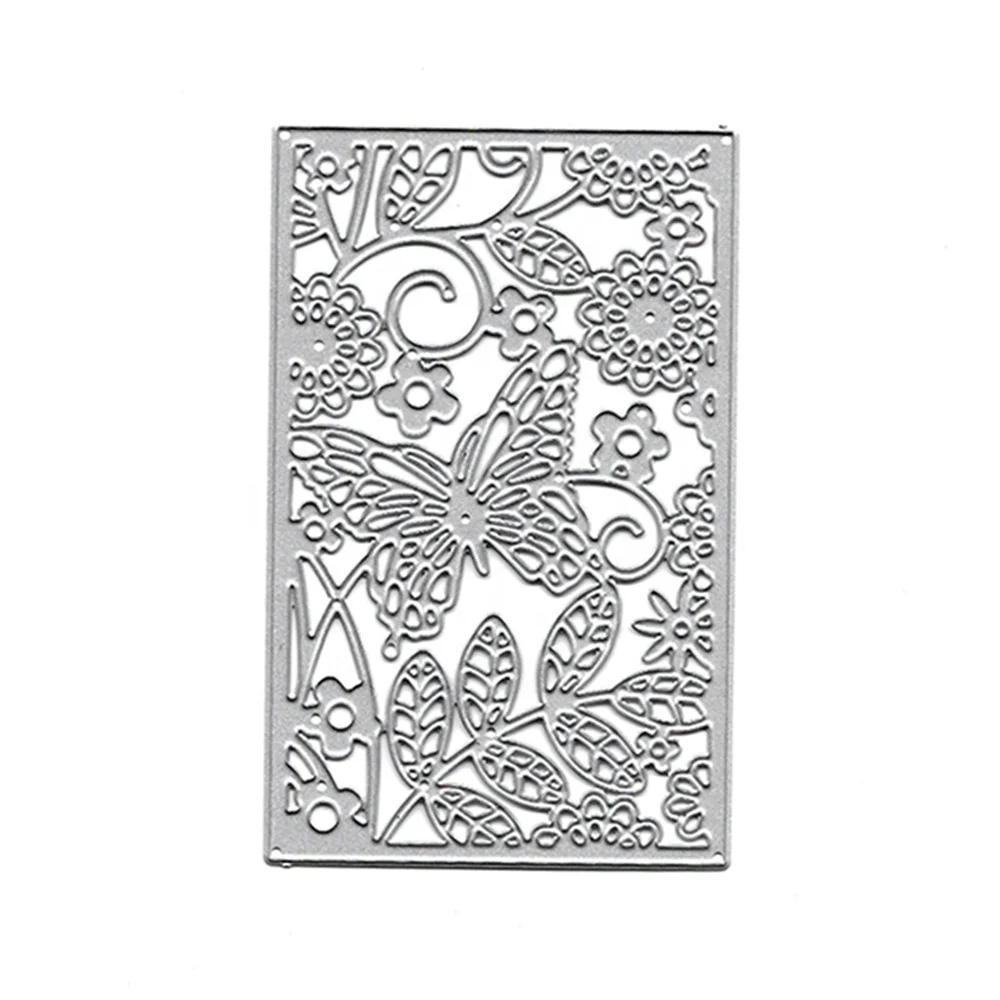Butterfly Frames Metal Cutting Dies Scrapbooking Metal Etching Stencils Embossing Die Cuts Frames