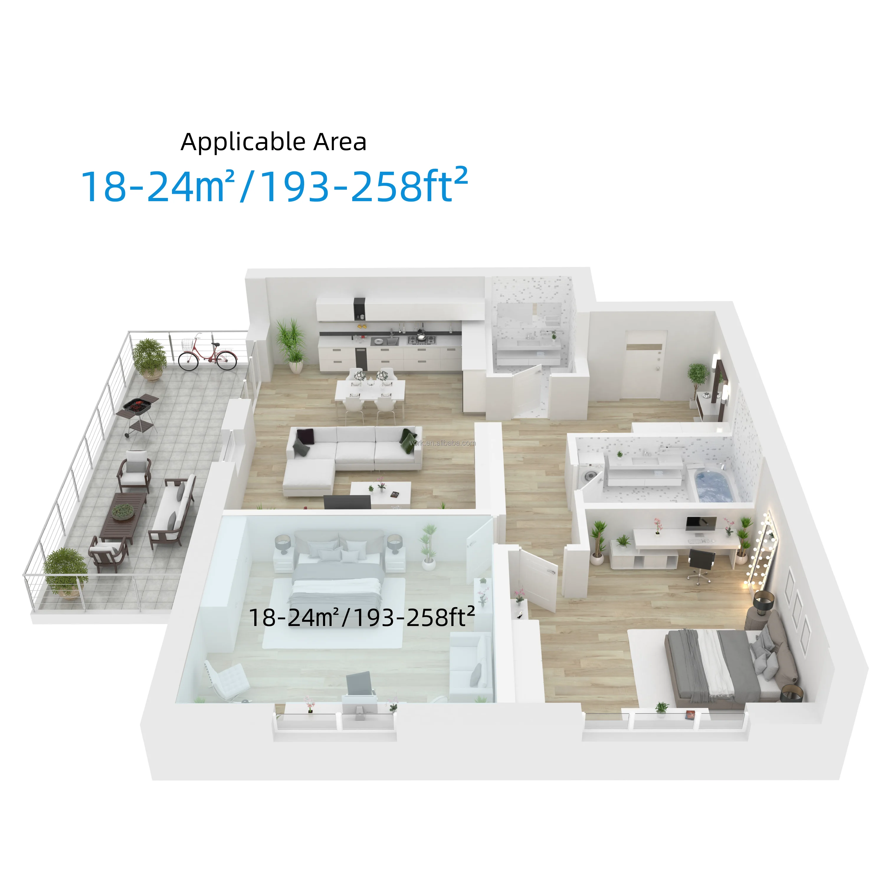 A home air purifier for home offices that filters 99 percent of the material in the air