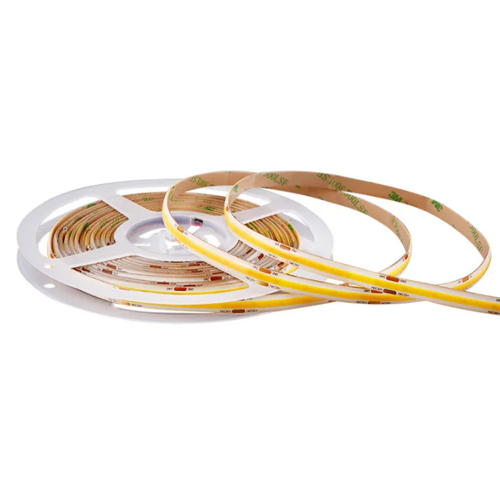 8mm Wide 480LEDs/m Dc12v 24v Free Cuttable 12v Led Strip IP20 IP65 IP67 IP68 Led Cob Strip Light