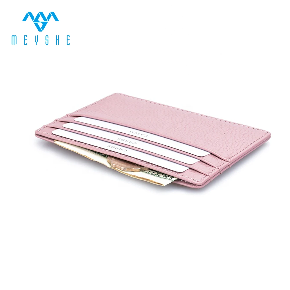 NEW Hot sale top genuine leather rfid blocking vip hotel card holder for women