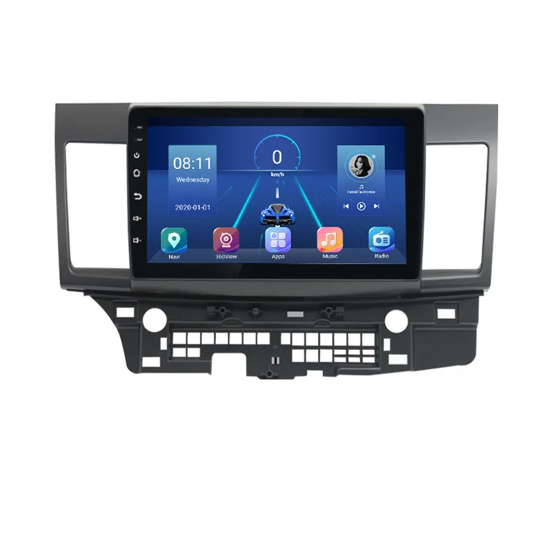 10.1 inch lancer ex touch screen android car radio multimedia player video stereo audio gps system for mitsubishi lancer ex