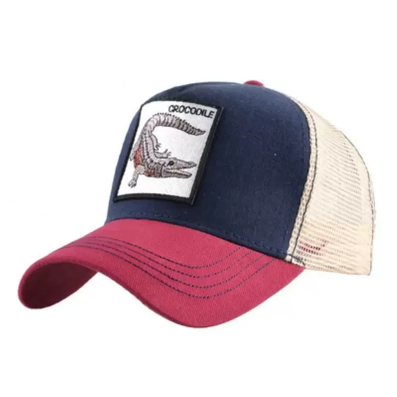 Fashion animal Embroidered Baseball Cap truck driver net goras hat style hat can be customized logo