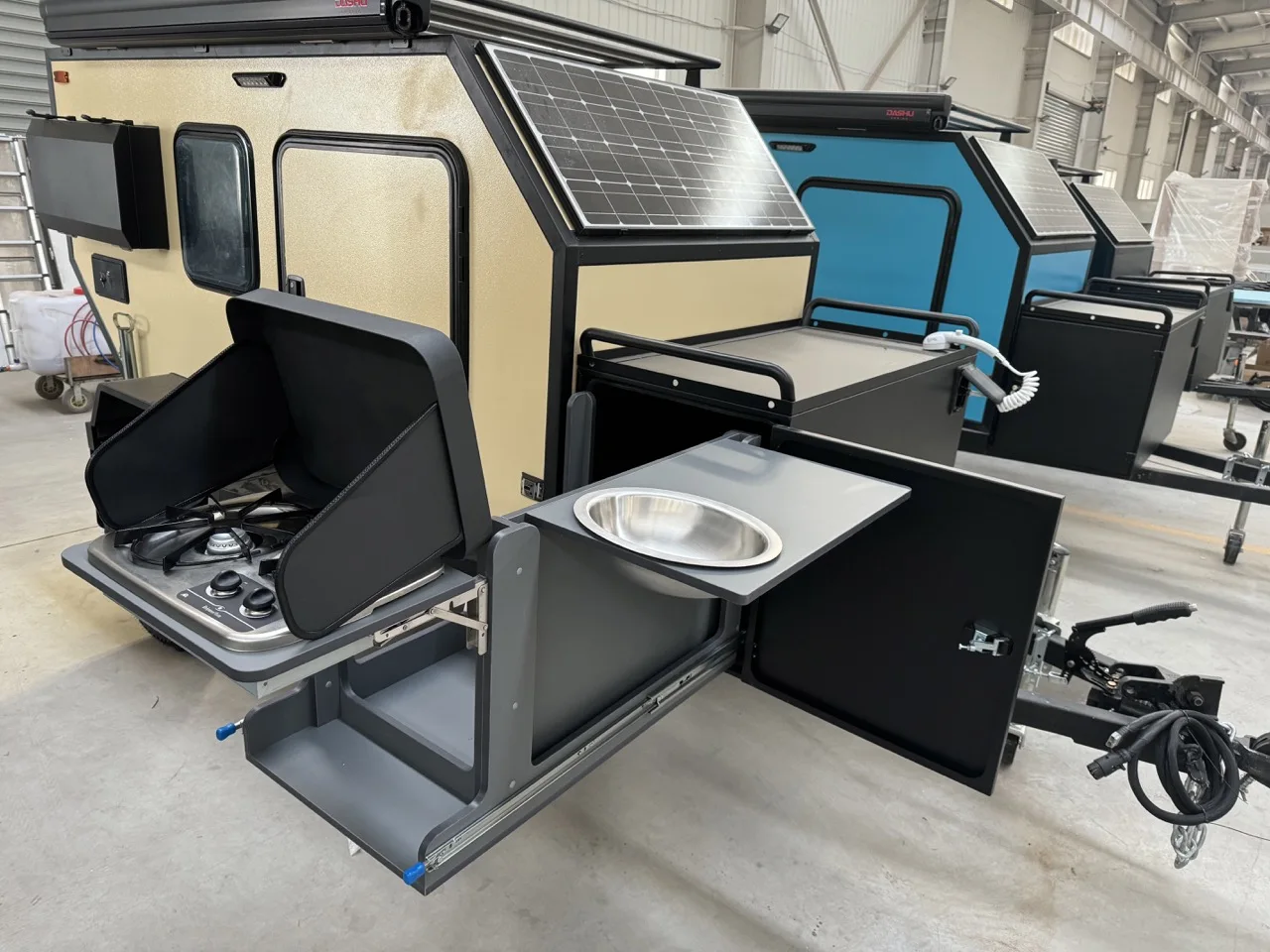 Good Selling Camper Trasexiler Utility Trailer Cart 4X4 Expedition Camper Trailer