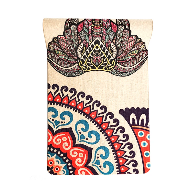 Keepeak Eco Friendly Anti Slip Jute Mat Yoga,Organic Natural Hemp Jute Yoga Mat