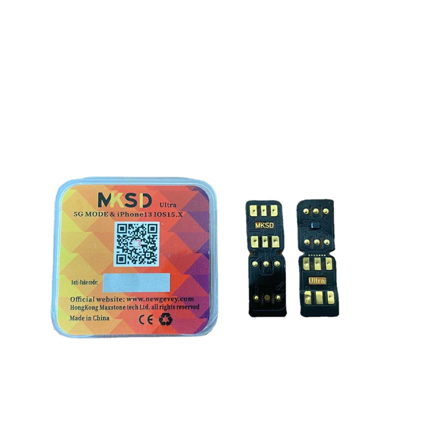 Gevey MKSD ultra sim card tray with 5G mode esim for IPHONE14 11 12 13 14 PRO MAX