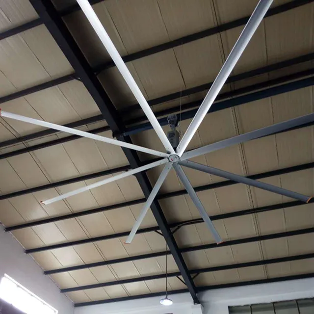 Big Fan Ceiling Factory Workshop 24FT Hvls Big Industrial Fan Ceiling Fan Ventilation