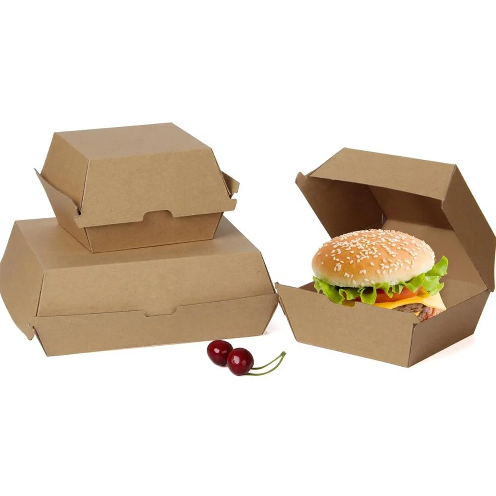 kraft paper sandwich box with window ,triangle sandwich box for packaging