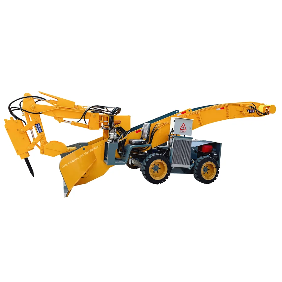 Brand new diesel dumper work with ZWY-80H unloader/mini excavator boat/tunnel mucking loader