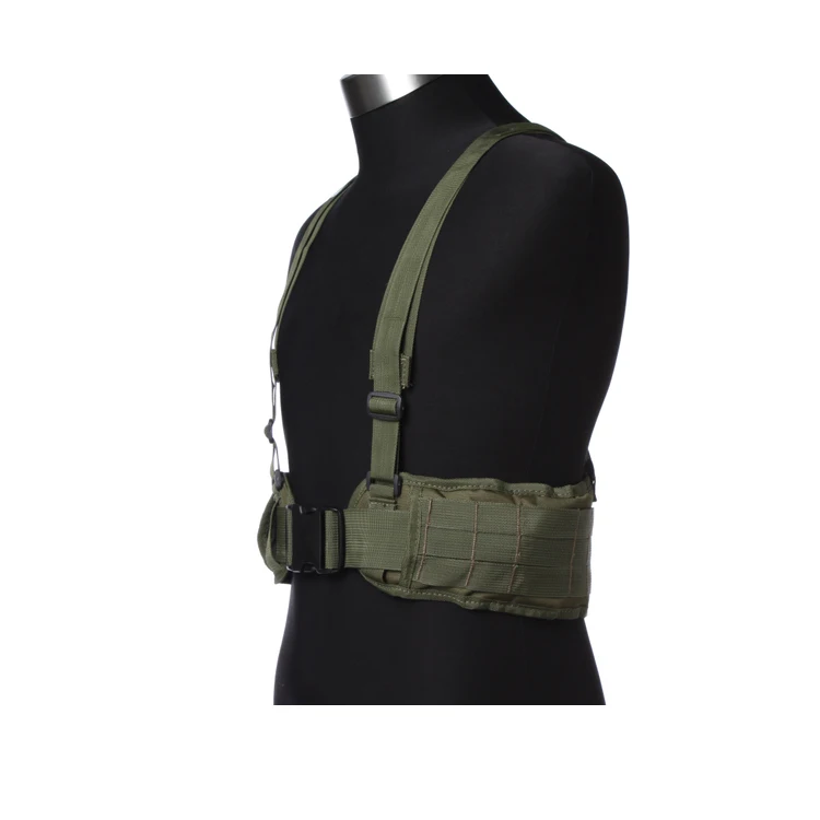 Wholesale Men Combat Shooting Tactical Suspender Belt Waist Support Hunting Gear Waist Molle Belt
