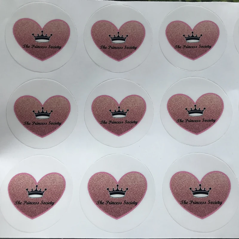 Custom Printing Lipstick Tubes Makeup Beauty Cosmetics Clear Sticker Sheet Lip Gloss Private Bottle Label