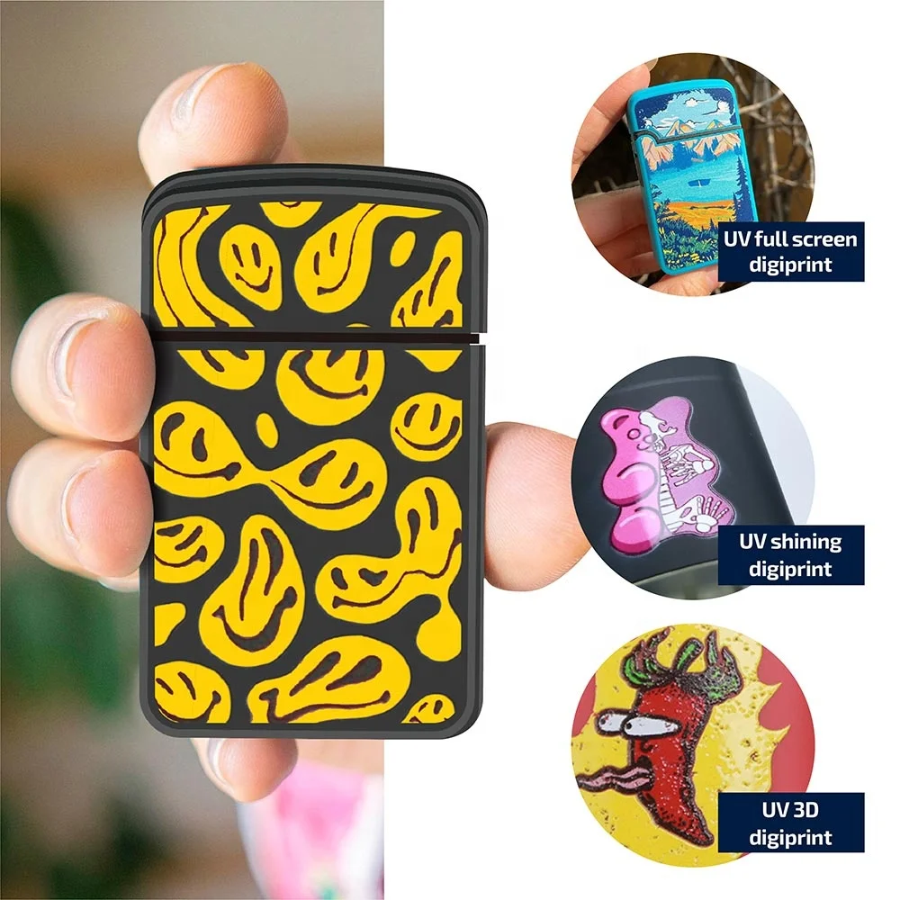 Gas Windproof Wholesale Gas Fire Tobacco Cigar Smoking Customized Logo Design Lighter