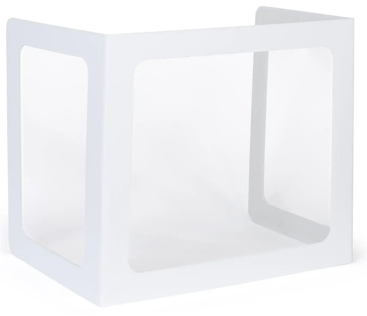 PP Corrugated Plastic Shields Desk Table for school student and teacher White Standard or Custom size