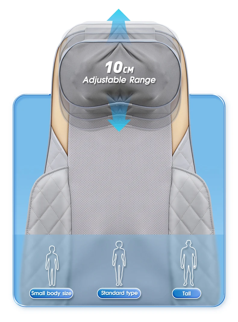 The latest hot cushion Automatic back massage heat vibration car seat sellers neck and back massager pillow massager domestic