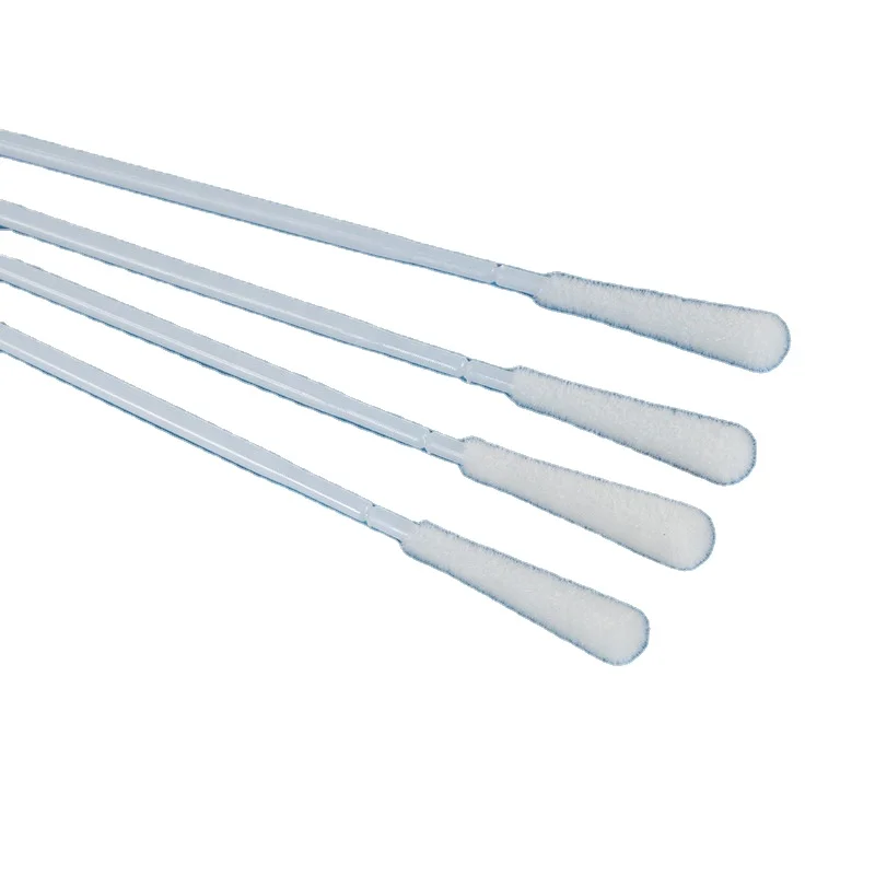 2021 hot sale Sample Collection Flexible Handle Sterile Oral Nylon Flocked Swab Medical Swab Supplier