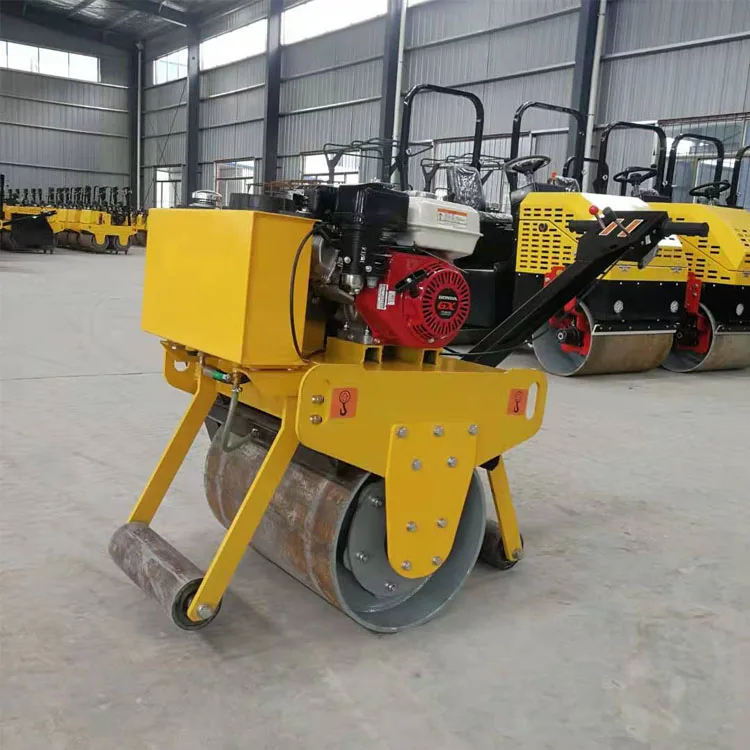 Asphalt pavement gravel sand single steel roller 1 ton hydraulic road compactor