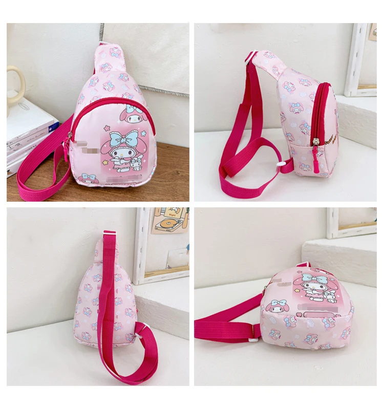 Kawaii Детская сумка на одно плечо Kuromied Melodys через KT кошка кошелек HK рюкзак