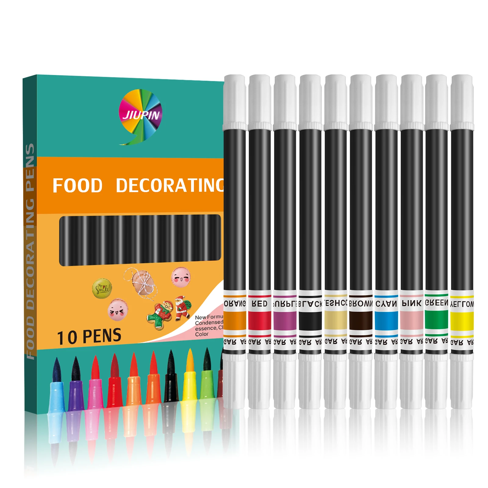 Double Sided with Ultra Fine Tip Food Grade Edible pen Food Coloring Markers