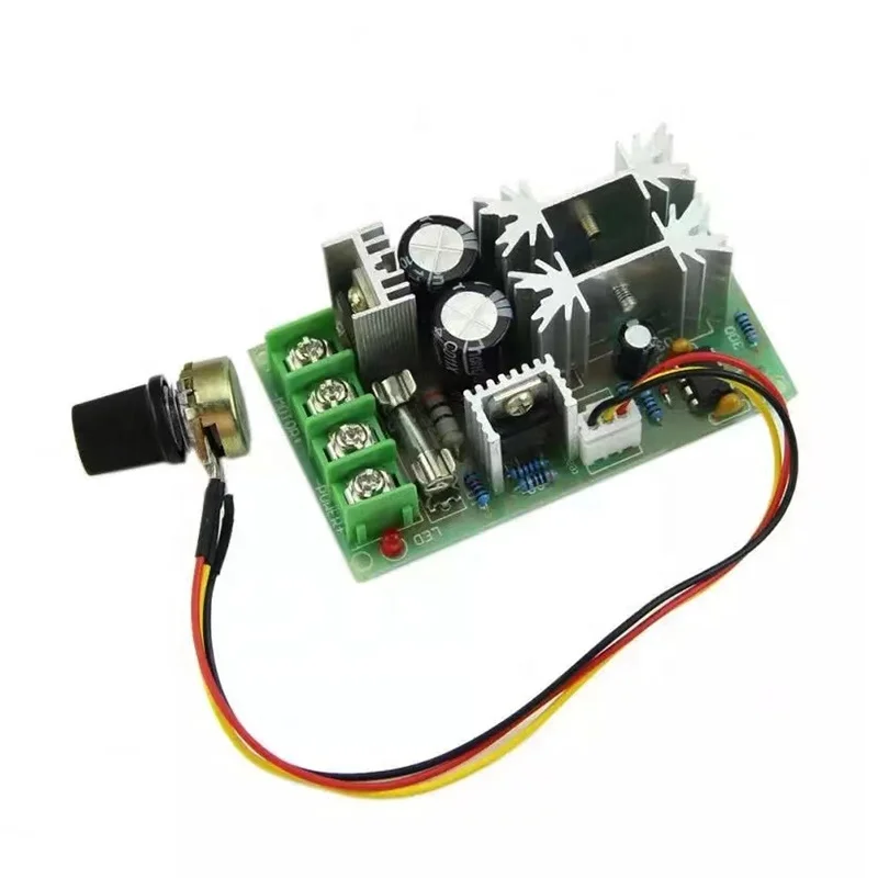 PWM DC Motor Speed Controller Switch DC 20A Current Voltage Regulator 10-60V PWM High Power Drive Module 60A 12V 24V 36V 48V