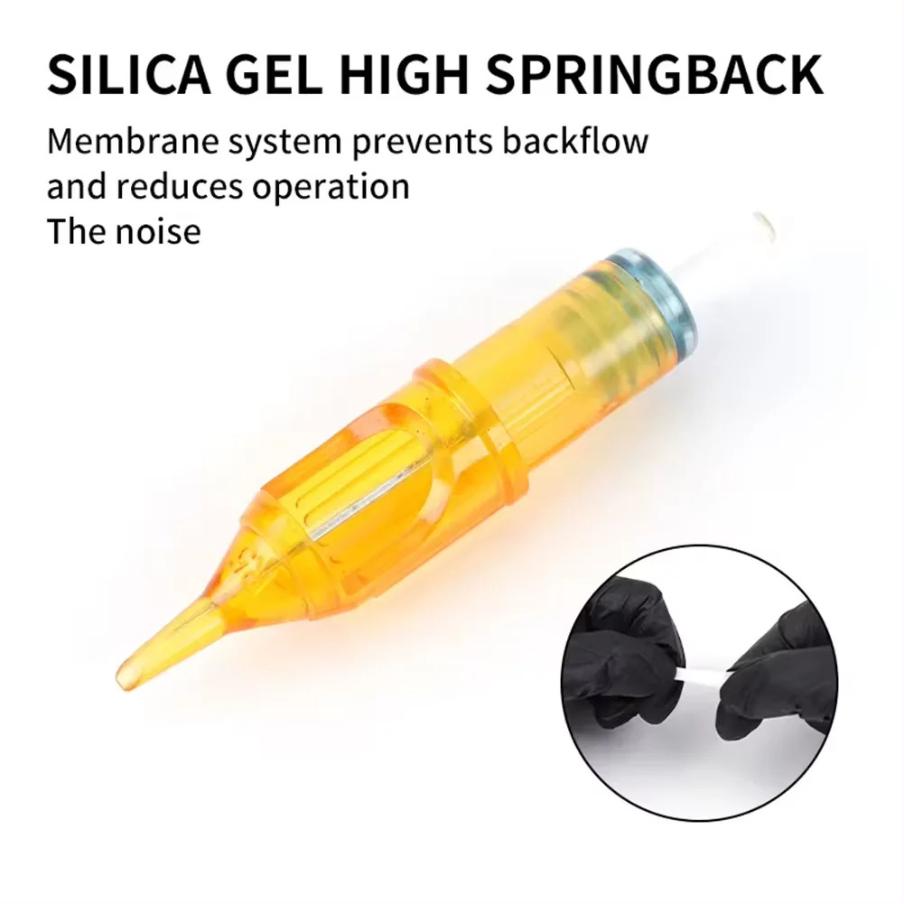 Yellow Dragonfly Traditional universal tattoo cartridge needle microblading tattoo needle permanent makeup cartridge needle