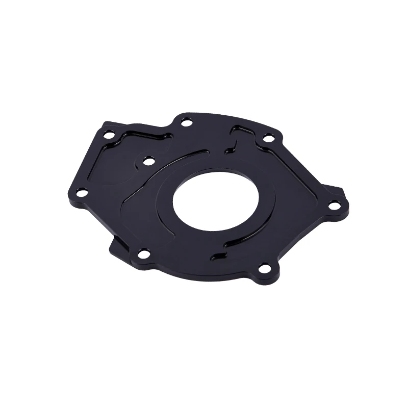 Custom Red Anodized Aluminium Cnc Machining Milling Part Cnc Machined Aluminum Intake Manifold Billet Power Block Cnc Service Fo