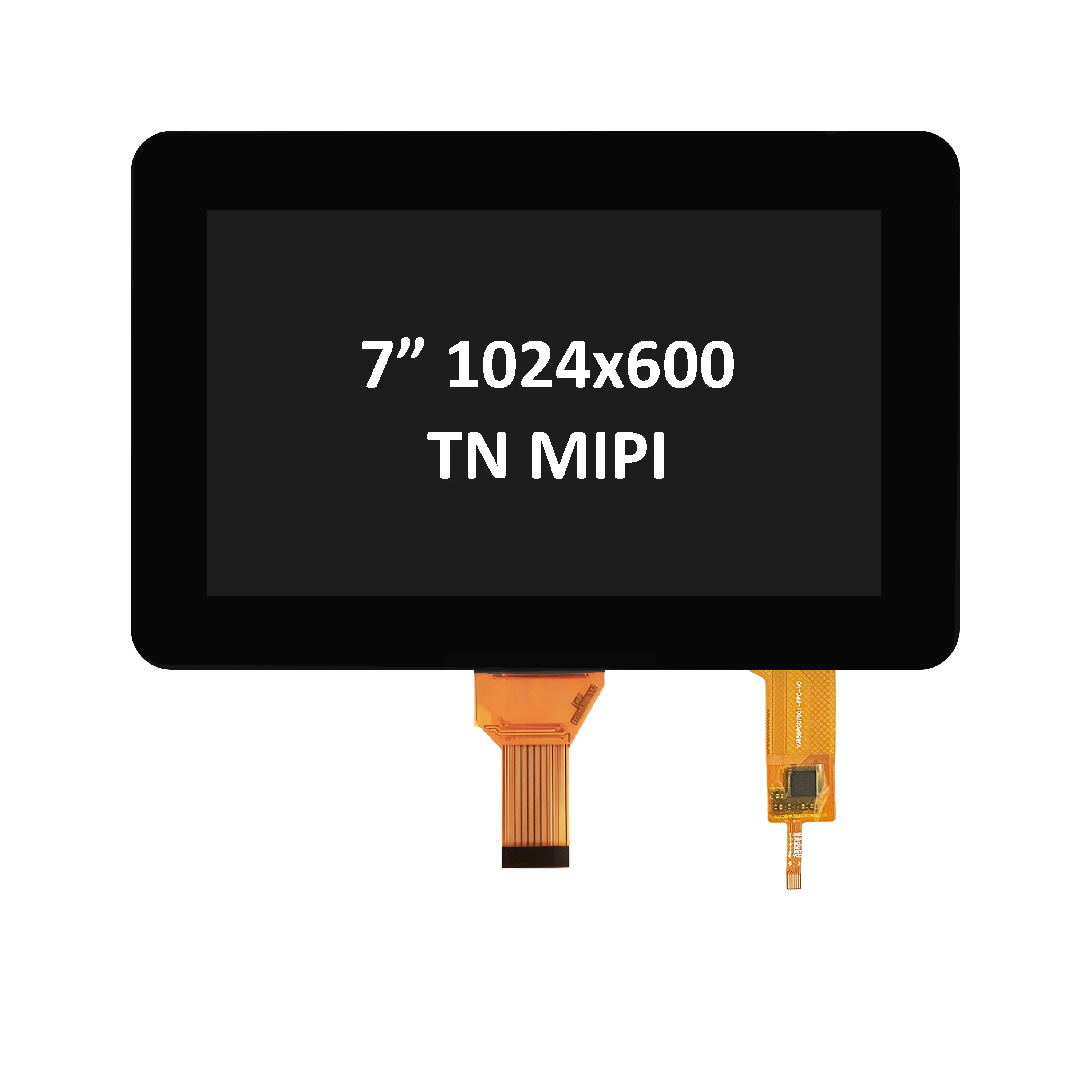 2022 latest design beautiful  price TN 1024*600  MIPI interface 30pin 7 inch TFT LCD Touch Screen
