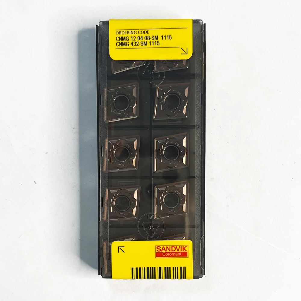 HUAZHICHUN 10pcs CNMG120408-SM1115  Stainless Steel Boring Turning Blade