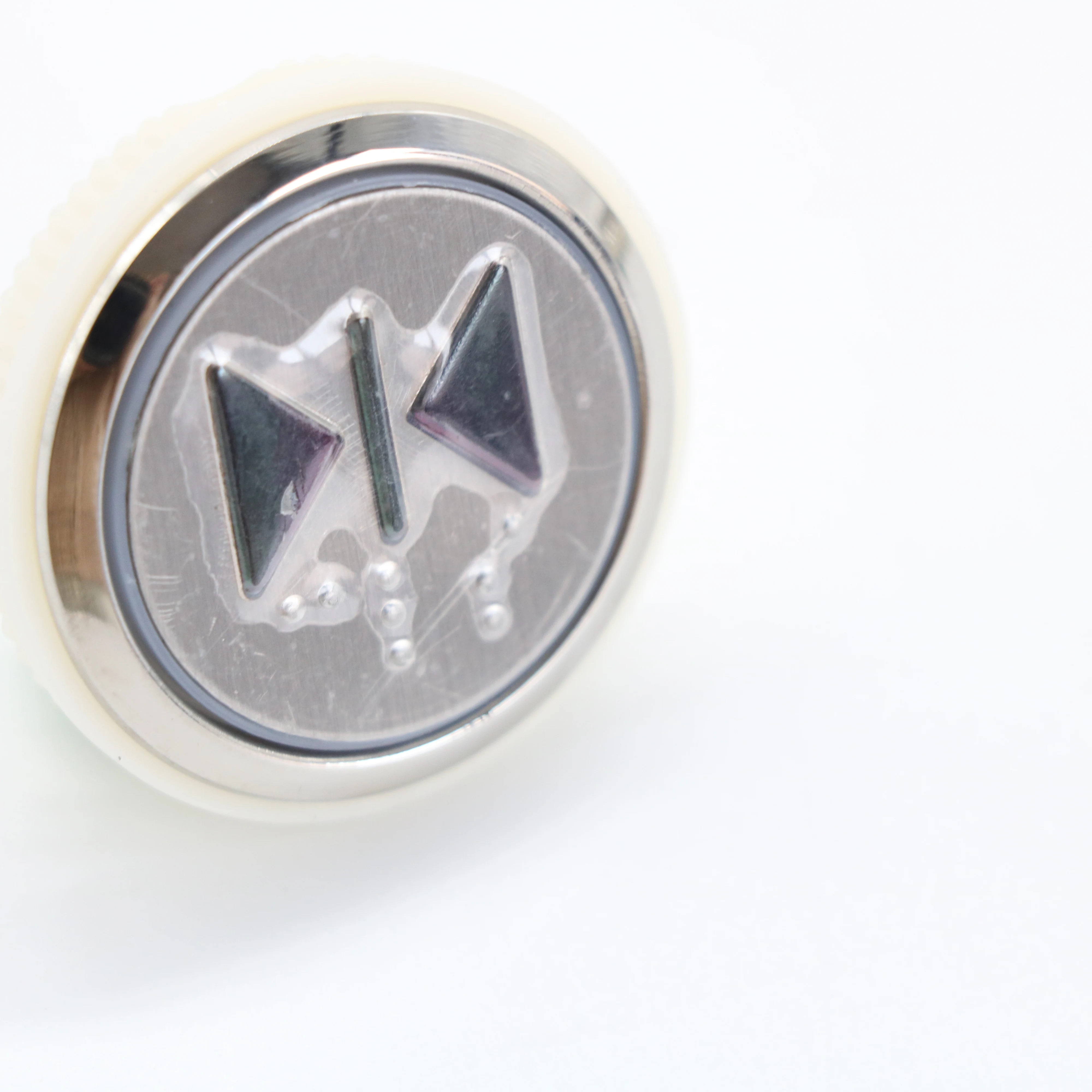 35.2mm Round DC24V SUS Panel Plastic Frame Elevator Call Button Lift Push for Parts