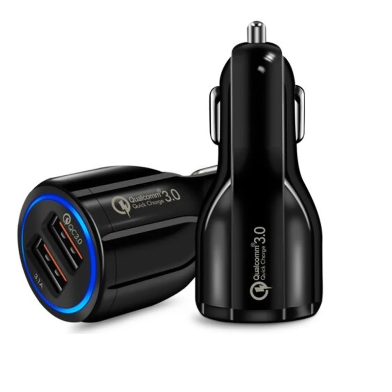  30W QC3.0 2 USB CAR charger 2021 car accessories best sellers accesorios de autos Other Auto