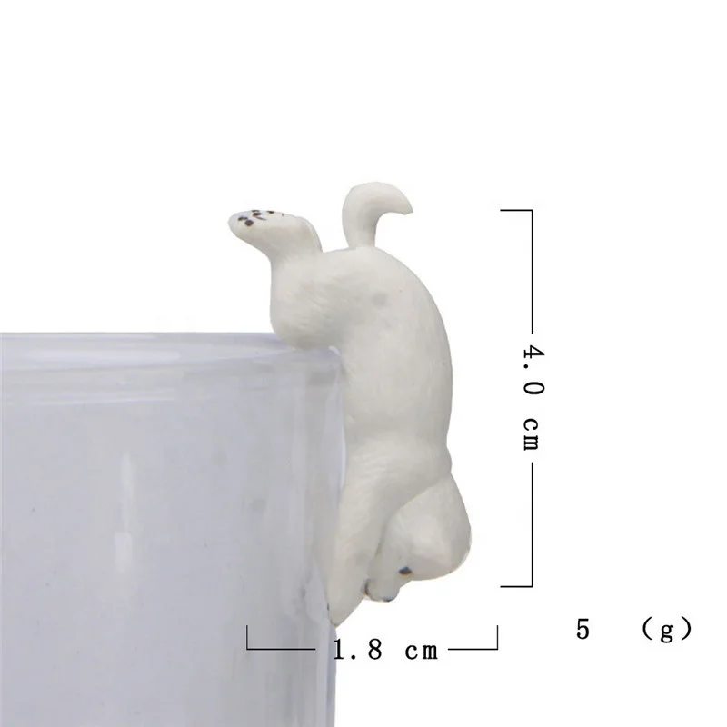 Resin Cake Decoration Action Figure Ornaments Miniature Anime Cup Cat