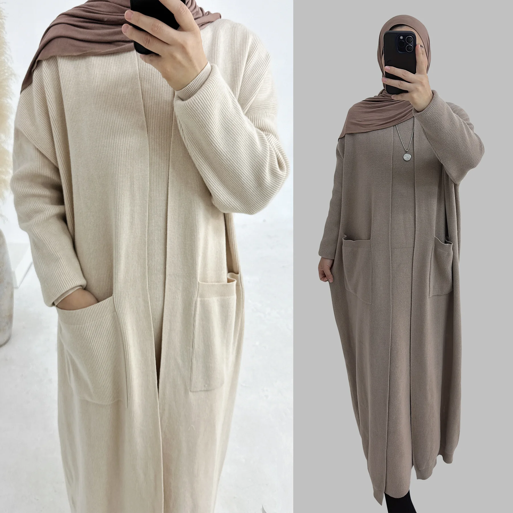 Abaya Fr Shop Abayabuth Women Clothing Manufacturer Muslim Sweater Winter Set Abaya for Women