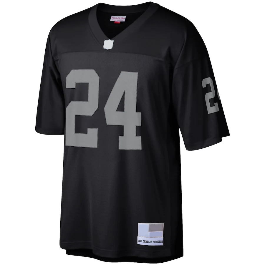 China Customize RAIDERSS Team Sport Wear Plain WOODSON #24 MALLER #83 Jerseys American Football Uniforms Set