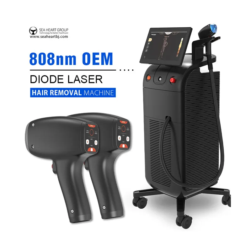 2024 Newest Ice Platinum Titanium hair removal laser replaceable spot 755nm 808nm 1064nm Diode Laser Hair Removal Machine Price